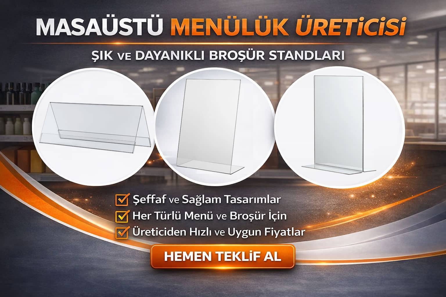 Masaüstü Menülük Üreticisi